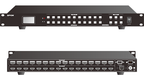 16進(jìn)16出無(wú)縫HDMI矩陣